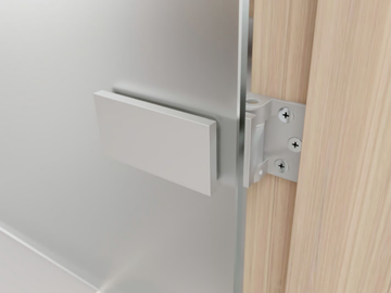 GH460A - Anodized aluminium glass door hinge by GH ITALY - view 2